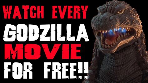 godzilla movies free on youtube